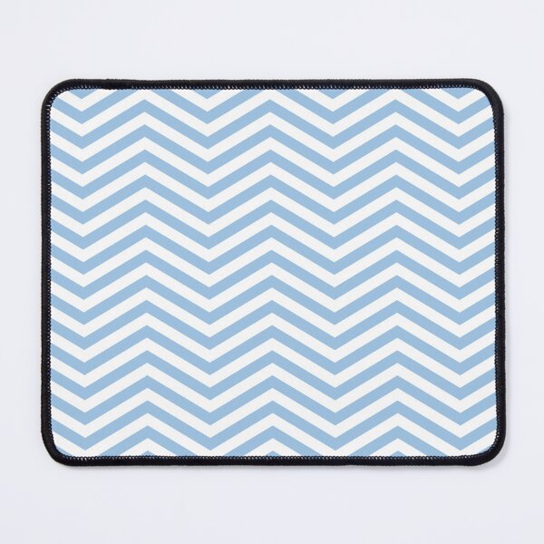 Item preview, White And Baby Blue Chevron Zigzag Pattern designed and sold by pattern-archive.