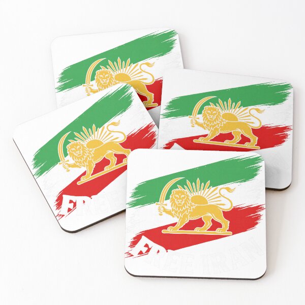 Item preview, Vintage Free Iran - Flag Lion designed and sold by lazarolandry.