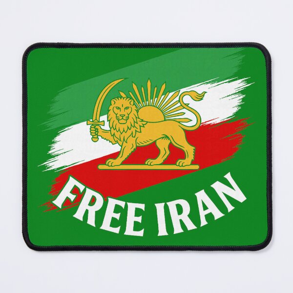 Item preview, Vintage Free Iran - Flag Lion designed and sold by lazarolandry.