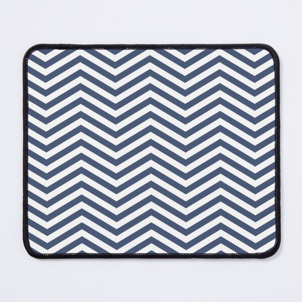 Item preview, White And Blue Chevron Zigzag Pattern designed and sold by pattern-archive.