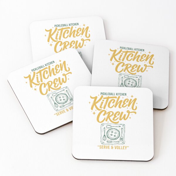 Item preview, Pickleball Kitchen Crew Serve And Volley Love designed and sold by LuminOrb.