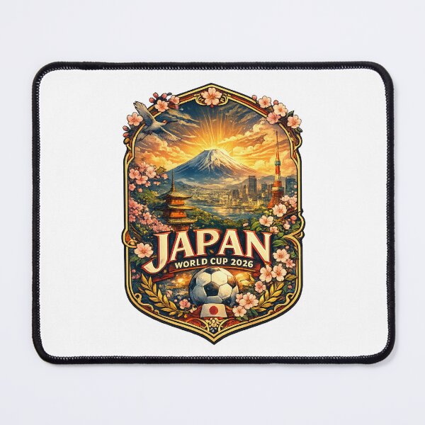 Item preview, Japan FIFA World Cup 2026 Mount Fuji Tokyo Skyline Sakura Heritage designed and sold by Places On Earth.
