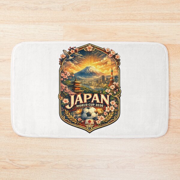 Item preview, Japan FIFA World Cup 2026 Mount Fuji Tokyo Skyline Sakura Heritage designed and sold by Places On Earth.