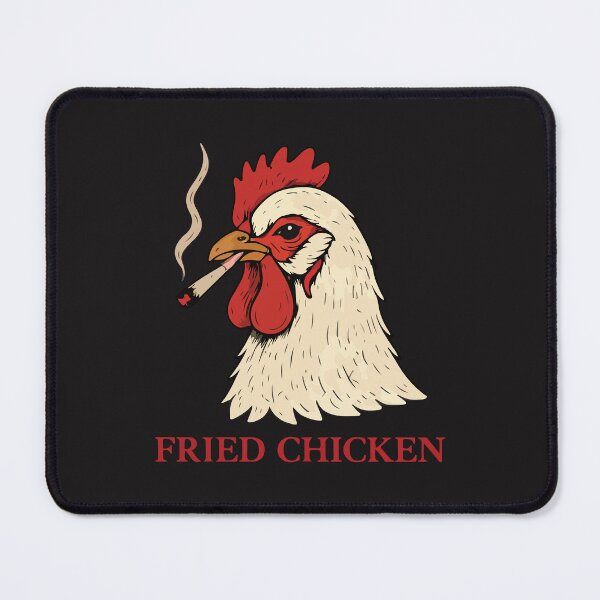 Item preview, Fried Chicken Smoking Rooster Funny Food Humor Street Style Desig designed and sold by kiralynstration.