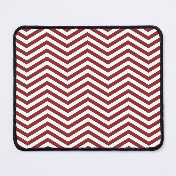 Item preview, White And Brick Red Chevron Zigzag Pattern designed and sold by pattern-archive.