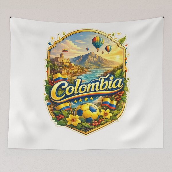 Item preview, Colombia FIFA World Cup 2026 Cartagena Caribbean Andes Bogotá Football Heritage designed and sold by Places On Earth.