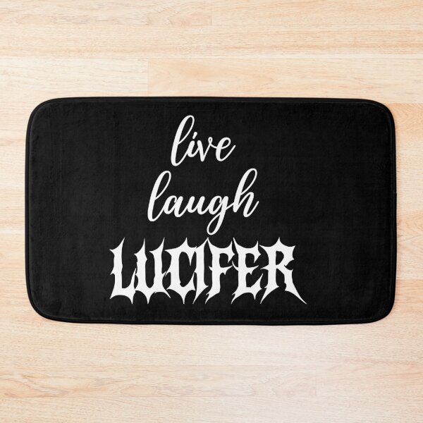 Item preview, Live Laugh Lucifer White designed and sold by alm0st-aliv3.
