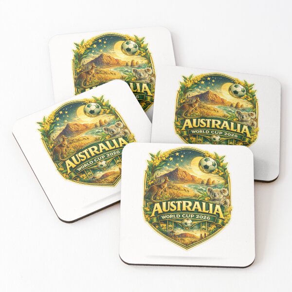Item preview, Australia FIFA World Cup 2026 Great Barrier Reef Outback Kangaroo Coast designed and sold by Places On Earth.