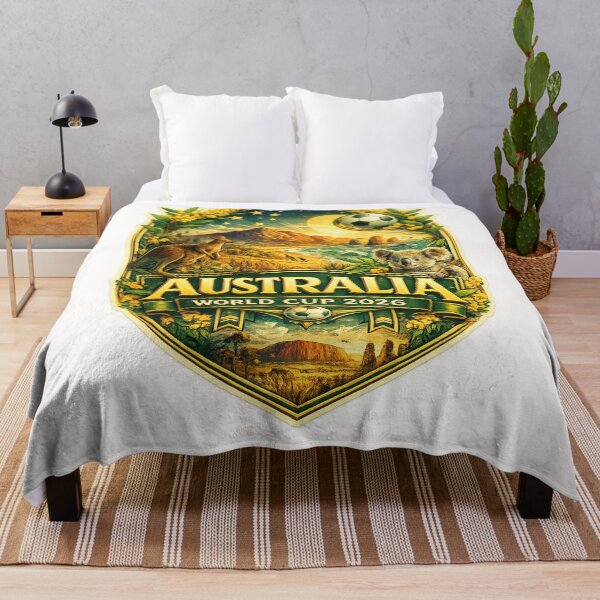 Item preview, Australia FIFA World Cup 2026 Great Barrier Reef Outback Kangaroo Coast designed and sold by Places On Earth.