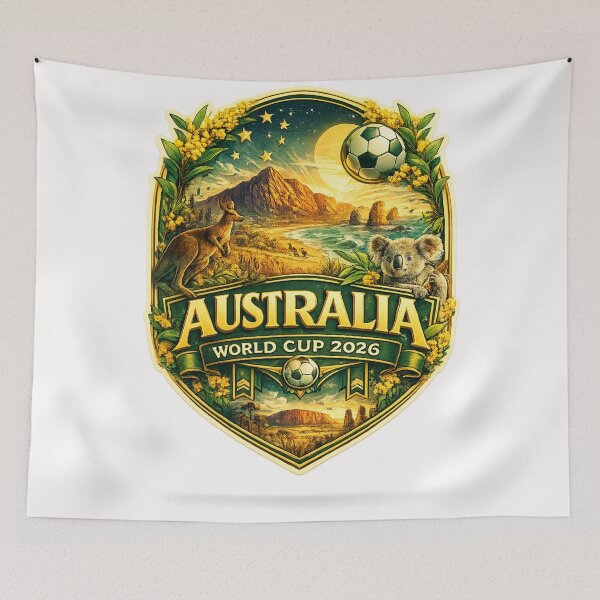 Item preview, Australia FIFA World Cup 2026 Great Barrier Reef Outback Kangaroo Coast designed and sold by Places On Earth.