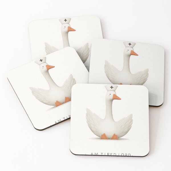 Item preview, Tired Goose Nurse “I Am Tired Lord” Funny Minimalist Design designed and sold by Mitaudesign.