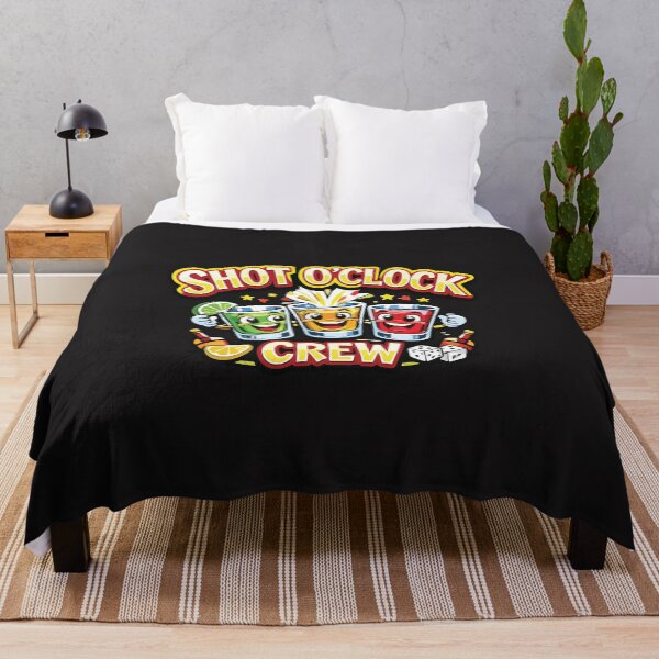 Item preview, Shot O’Clock Crew Funny Drinking Squad Party Group Design designed and sold by kiralynstration.