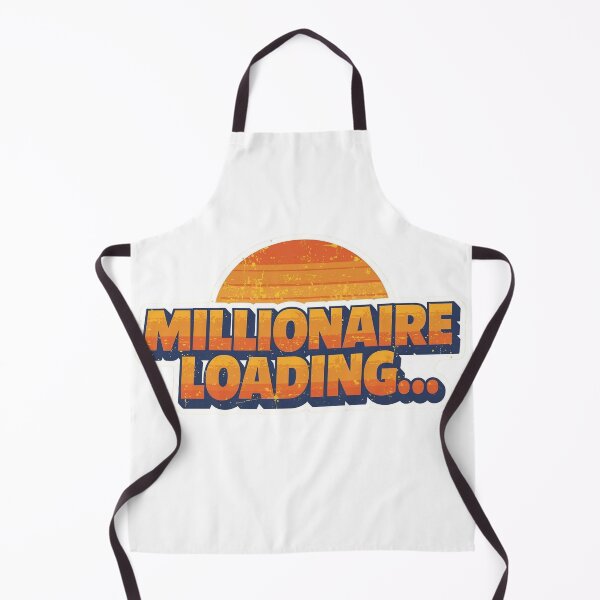 Item preview, Millionaire Loading Retro Vintage Motivational Quote – Wealth Mindset Success Design designed and sold by Money Magnet Studio.