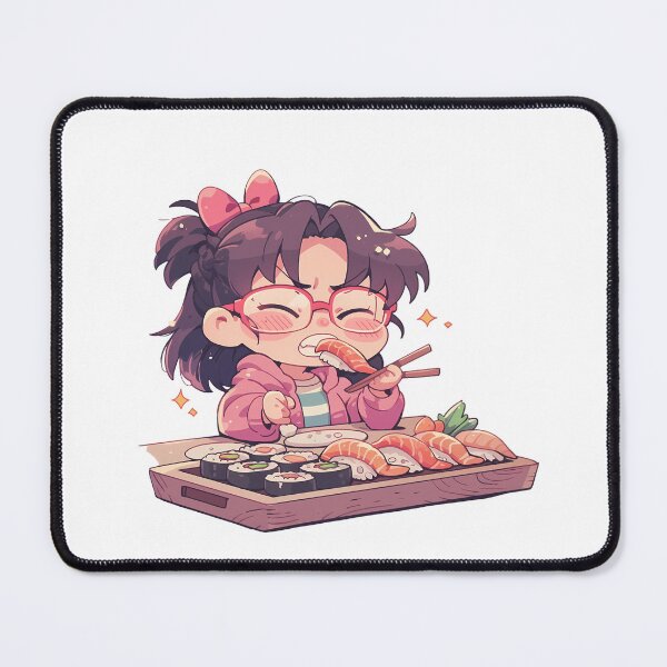 Item preview, Makinami Mari Illustrious Neon Genesis Evangelion Chibi Sushi Time designed and sold by Spraykart.