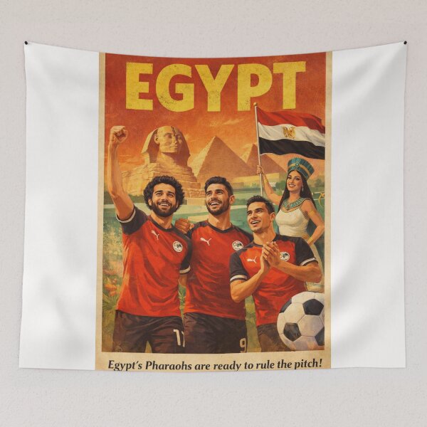 Item preview, Egypt Cairo Giza Plateau Nile River Pharaohs FIFA World Cup 2026 Football Pride designed and sold by Places On Earth.