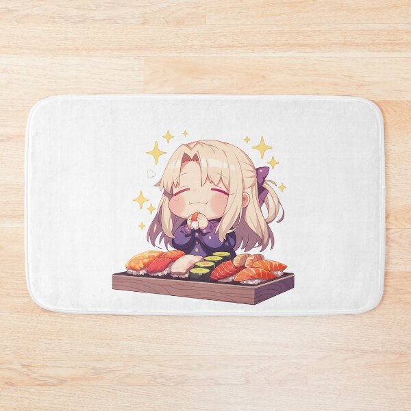 Item preview, Illyasviel Fate Stay Night Sleepy Chibi Sushi Snack designed and sold by Spraykart.
