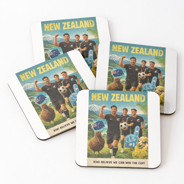 Item preview, New Zealand Mount Cook Auckland All Whites FIFA World Cup 2026 Football Culture designed and sold by Places On Earth.