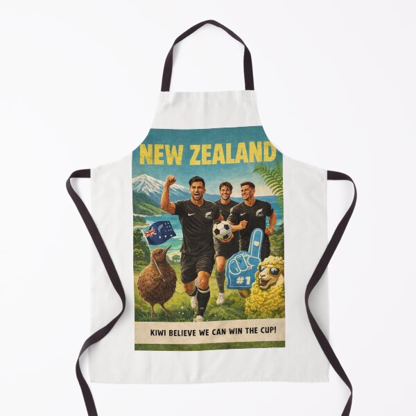 Item preview, New Zealand Mount Cook Auckland All Whites FIFA World Cup 2026 Football Culture designed and sold by Places On Earth.