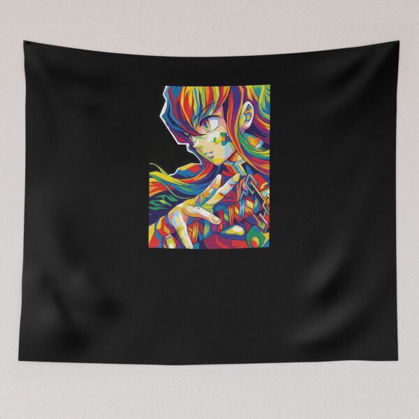 Item preview, Muichiro Tokito Demon Slayer Pop Art designed and sold by sandrahofer-art.