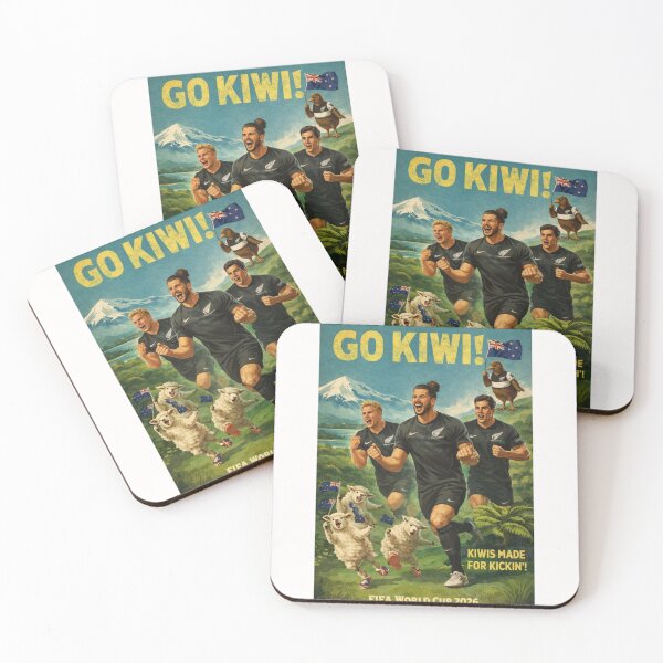 Item preview, New Zealand Mount Cook Lake Tekapo All Whites FIFA World Cup 2026 National Pride designed and sold by Places On Earth.