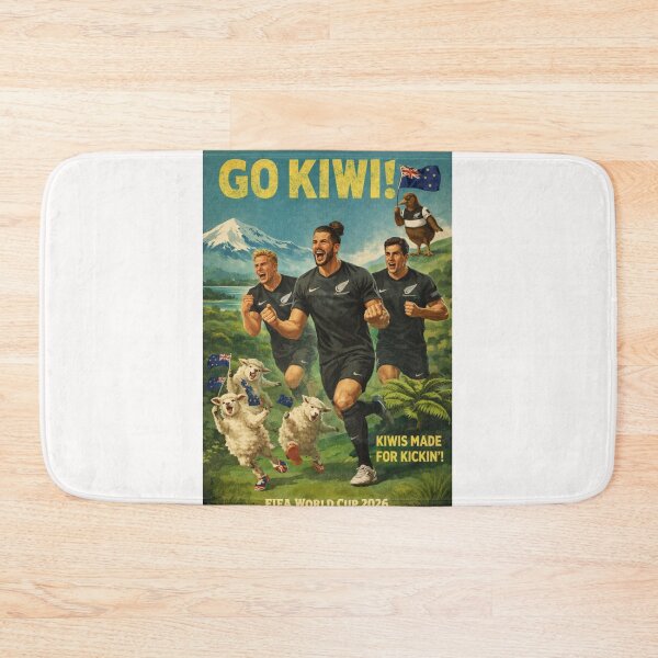 Item preview, New Zealand Mount Cook Lake Tekapo All Whites FIFA World Cup 2026 National Pride designed and sold by Places On Earth.