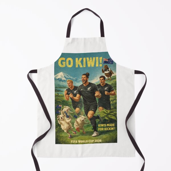 Item preview, New Zealand Mount Cook Lake Tekapo All Whites FIFA World Cup 2026 National Pride designed and sold by Places On Earth.