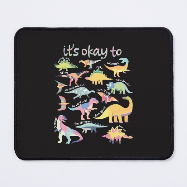 Item preview, Autism Awareness It’s Okay To Be Different Funny Dinosaur Design designed and sold by kiralynstration.