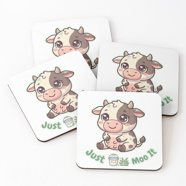 Item preview, Just Moo It Funny Cow Design designed and sold by SarcasmThreads.