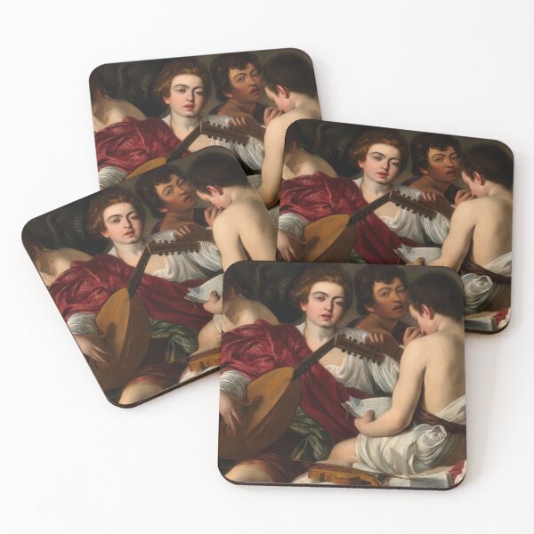 Item preview, Musicians Caravaggio Baroque Painting Art Print Classical Scene designed and sold by TheSoulOfArt.