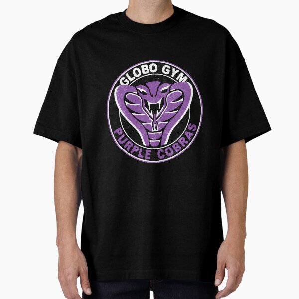 Globo Gym Purple Cobras Vintage Logo Oversized T-Shirt