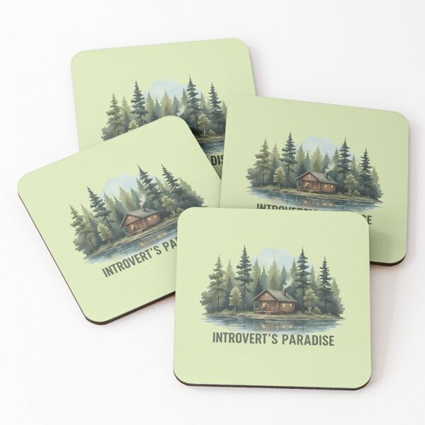 Item preview, Introvert's Paradise Cozy Cabin in the Woods Illustration designed and sold by Valeriia_Isaieva.