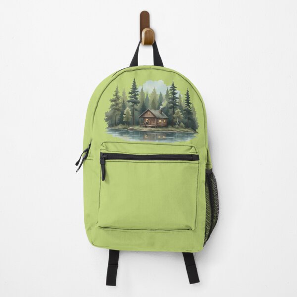 Item preview, Introvert's Paradise Cozy Cabin in the Woods Illustration designed and sold by Valeriia_Isaieva.