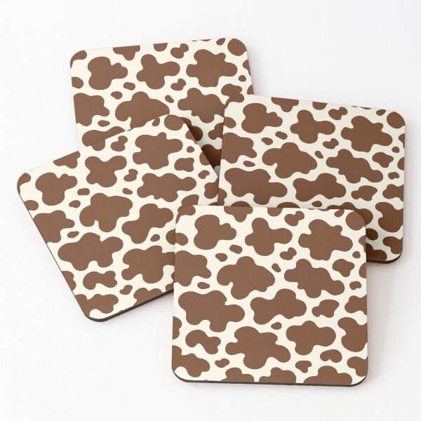 Item preview, Brown Cowhide Rustic Patch Pattern designed and sold by WildlifeInc.