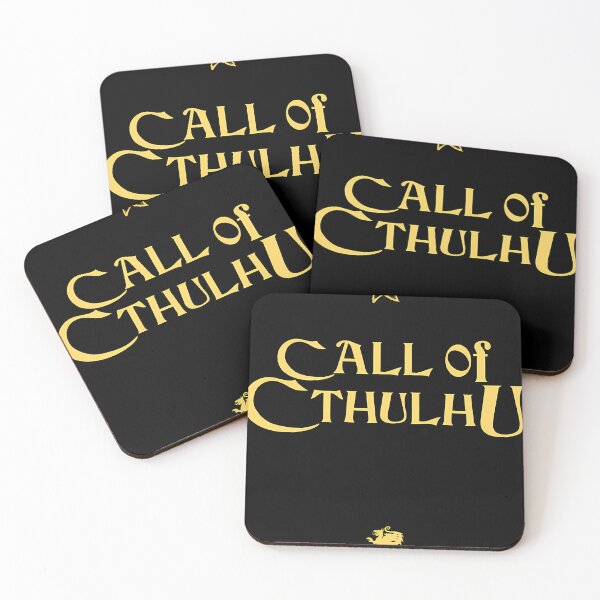 Item preview, Call Of Cthulhu - Logo (Gold With Elder Sign  Chaosium Inc. Logo) designed and sold by jalermeycely.