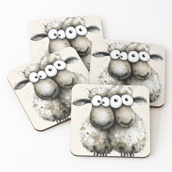 Item preview, Gorgeous Sheep ' Woolly Cuddles’ BY SHiRLeY MacARTHuR designed and sold by Shirley MacArthur Art.