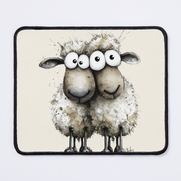 Item preview, Gorgeous Sheep ' Woolly Cuddles’ BY SHiRLeY MacARTHuR designed and sold by Shirley MacArthur Art.