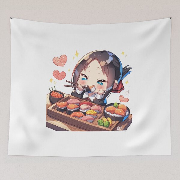 Item preview, Ai Hayasaka Kaguya Sama Love Is War Chibi Sushi Sparkles designed and sold by Spraykart.