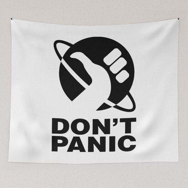 Item preview, Don'T Panic - Hitchhikers Guide designed and sold by jalermeycely.