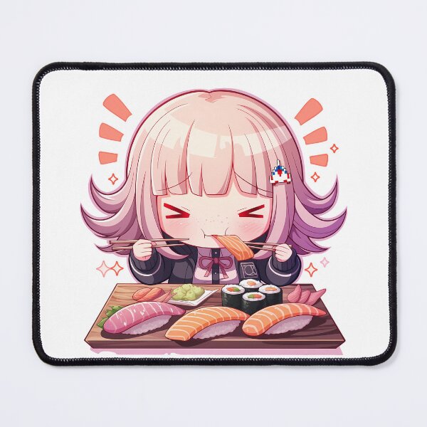 Item preview, Chiaki Nanami Danganronpa Chibi Sushi Gamer Mood designed and sold by Spraykart.