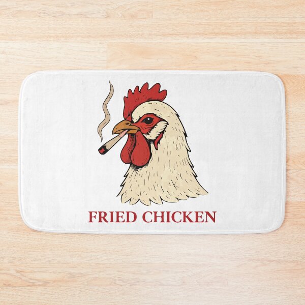 Item preview, Funny Fried Chicken Smoking Rooster BBQ Food Lover Humor Design designed and sold by kiralynstration.