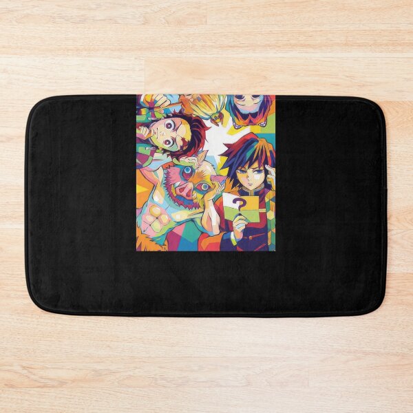 Item preview, Demon Slayer Colorful Pop Art designed and sold by sandrahofer-art.