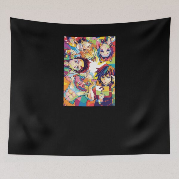 Item preview, Demon Slayer Colorful Pop Art designed and sold by sandrahofer-art.