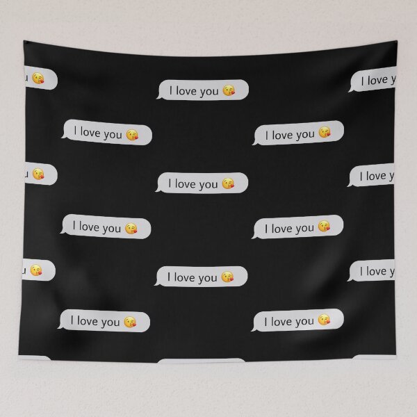 Item preview, I Love you text designed and sold by KajalGulgulia.