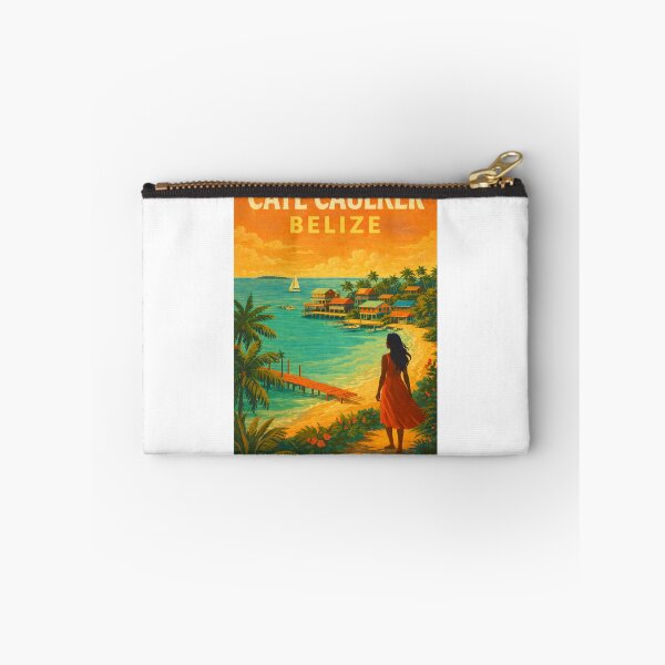 Item preview, Caye Caulker Belize – Caribbean Island Village, Palms, and Sailboats off the Belize Barrier Reef designed and sold by Aryabek.