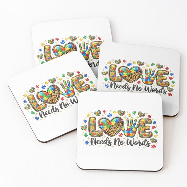 Item preview, Love Autistic Autism Acceptance Autistic designed and sold by Thread&Fable.