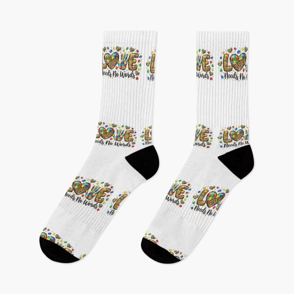 Item preview, Love Autistic Autism Acceptance Autistic designed and sold by Thread&Fable.