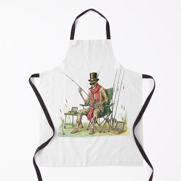 Item preview, The Eternal Angler - Patiently Waiting Skeleton Fisherman designed and sold by Stefanrajzer.