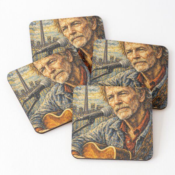Item preview, Gordon Lightfoot in Toronto - Painting by Lulu Leb designed and sold by LuluLeb.