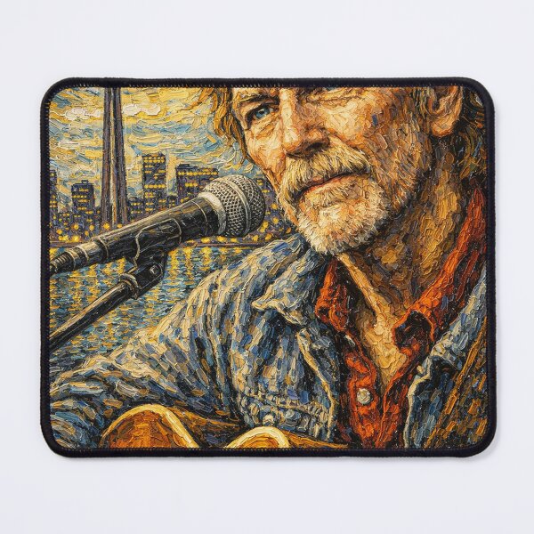 Item preview, Gordon Lightfoot in Toronto - Painting by Lulu Leb designed and sold by LuluLeb.