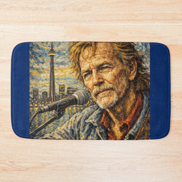 Item preview, Gordon Lightfoot in Toronto - Painting by Lulu Leb designed and sold by LuluLeb.